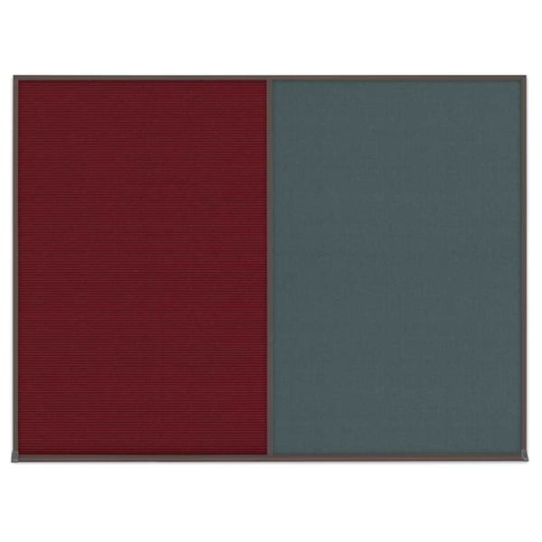 Triple Door Radius Corkboard, 72"X48", S